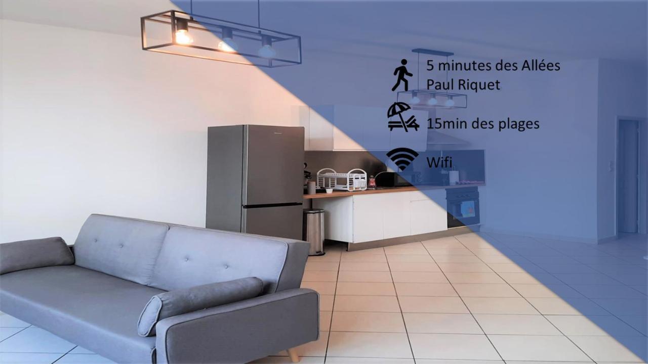 Le Albert 1Er Beziers Appartements Tout Equipes エクステリア 写真